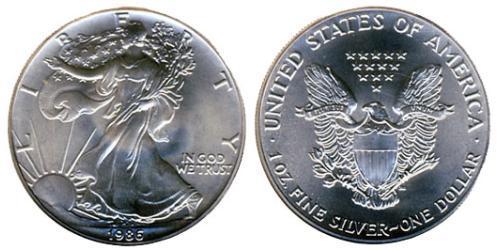 1 Dollar USA (1776 - ) Silver 