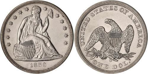 1 Dollar USA (1776 - ) Silver 