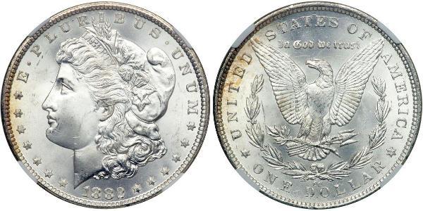 1 Dollar USA (1776 - ) Silver 