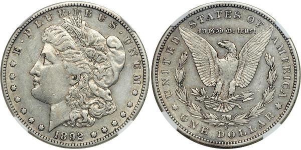 1 Dollar USA (1776 - ) Silver 