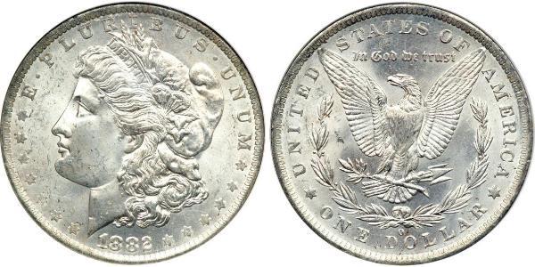 1 Dollar USA (1776 - ) Silver 