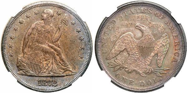 1 Dollar USA (1776 - ) Silver 