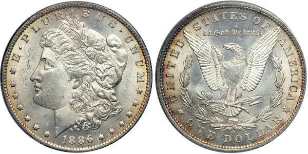 1 Dollar USA (1776 - ) Silver 