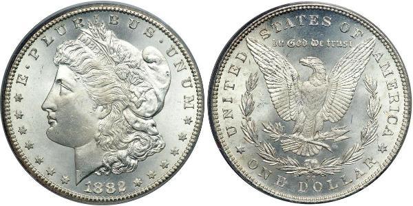 1 Dollar USA (1776 - ) Silver 