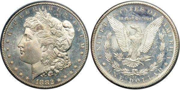 1 Dollar USA (1776 - ) Silver 