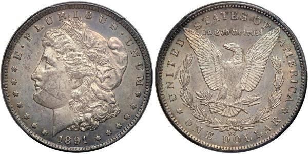 1 Dollar USA (1776 - ) Silver 