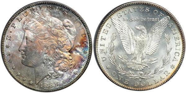 1 Dollar USA (1776 - ) Silver 