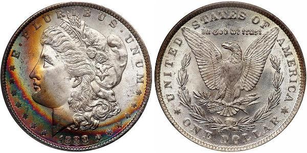 1 Dollar USA (1776 - ) Silver 