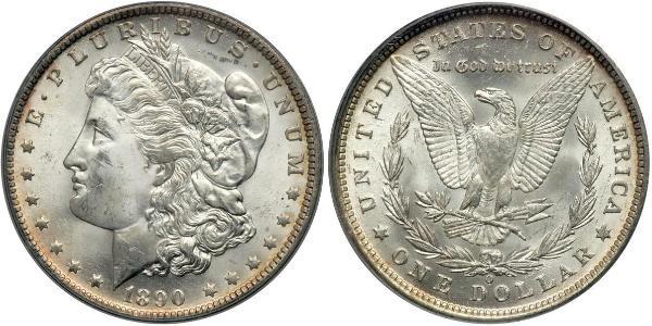 1 Dollar USA (1776 - ) Silver 