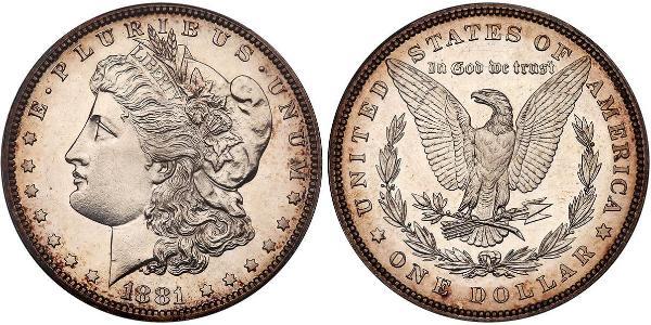 1 Dollar USA (1776 - ) Silver 