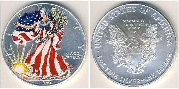 1 Dollar USA (1776 - ) Silver 