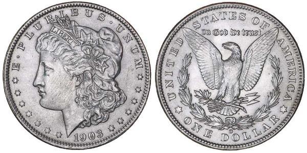 1 Dollar USA (1776 - ) Silver 