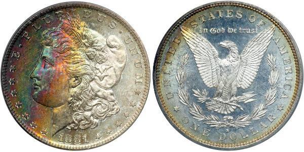 1 Dollar USA (1776 - ) Silver 