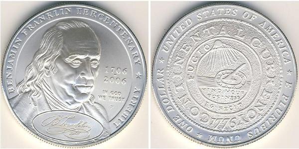 1 Dollar USA (1776 - ) Silver 