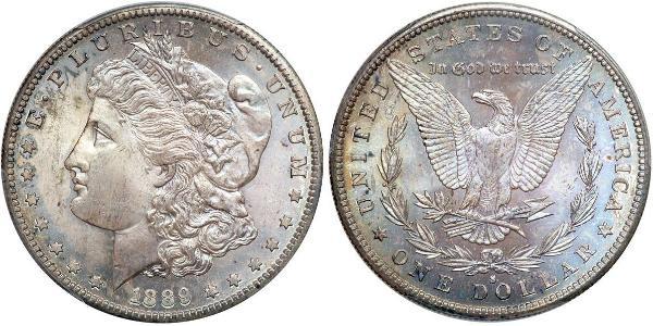 1 Dollar USA (1776 - ) Silver 