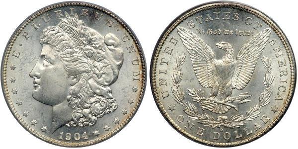 1 Dollar USA (1776 - ) Silver 