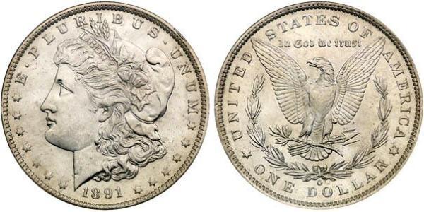 1 Dollar USA (1776 - ) Silver 