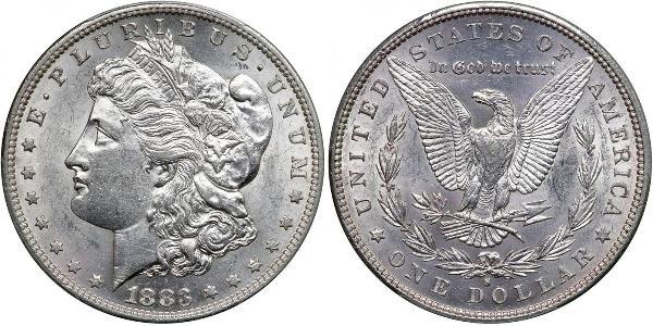 1 Dollar USA (1776 - ) Silver 