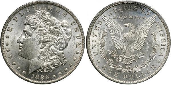 1 Dollar USA (1776 - ) Silver 