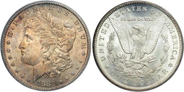 1 Dollar USA (1776 - ) Silver 