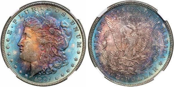 1 Dollar USA (1776 - ) Silver 