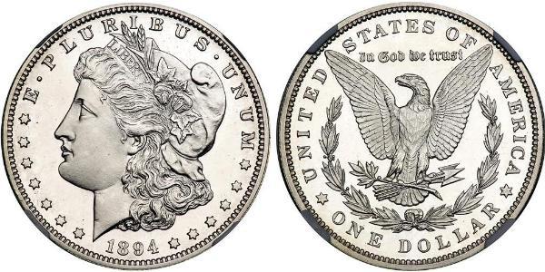 1 Dollar USA (1776 - ) Silver 