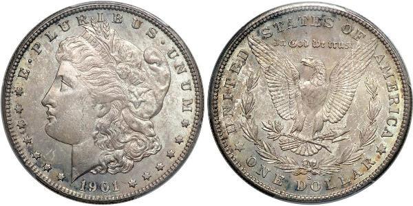 1 Dollar USA (1776 - ) Silver 