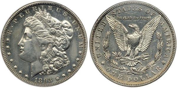 1 Dollar USA (1776 - ) Silver 