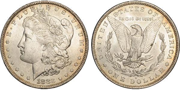 1 Dollar USA (1776 - ) Silver 