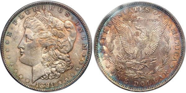 1 Dollar USA (1776 - ) Silver 