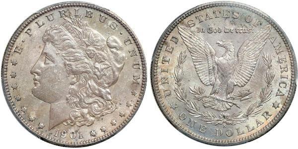 1 Dollar USA (1776 - ) Silver 