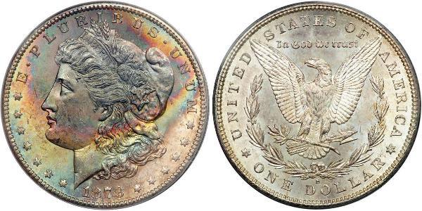 1 Dollar USA (1776 - ) Silver 