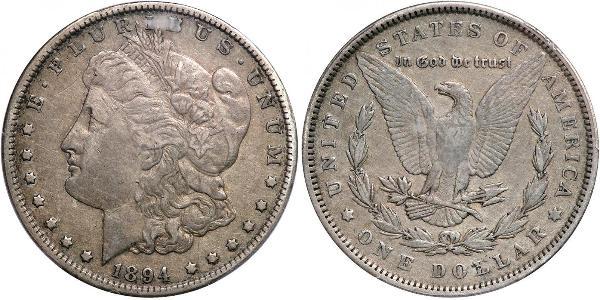 1 Dollar USA (1776 - ) Silver 