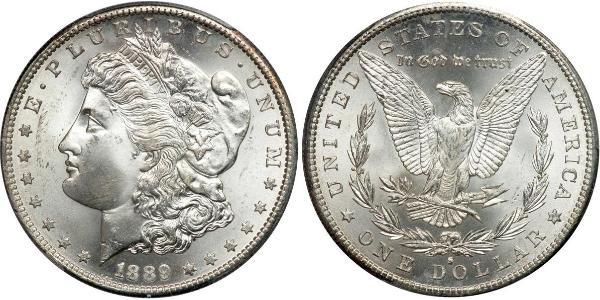1 Dollar USA (1776 - ) Silver 
