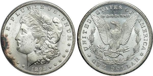 1 Dollar USA (1776 - ) Silver 