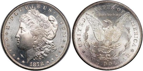1 Dollar USA (1776 - ) Silver 