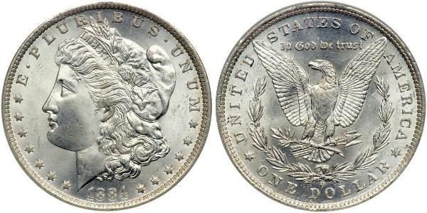 1 Dollar USA (1776 - ) Silver 