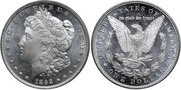 1 Dollar USA (1776 - ) Silver 