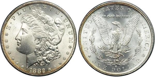 1 Dollar USA (1776 - ) Silver 
