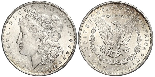 1 Dollar USA (1776 - ) Silver 