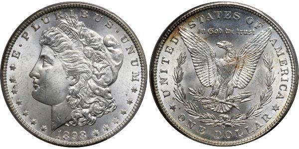 1 Dollar USA (1776 - ) Silver 