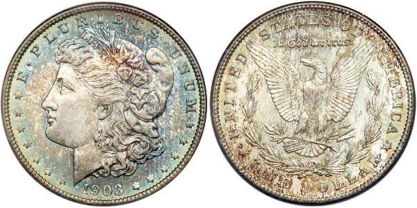 1 Dollar USA (1776 - ) Silver 