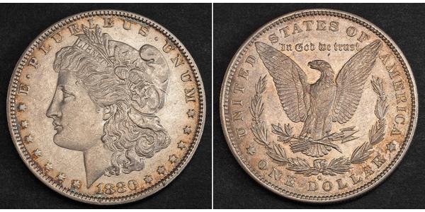 1 Dollar USA (1776 - ) Silver 