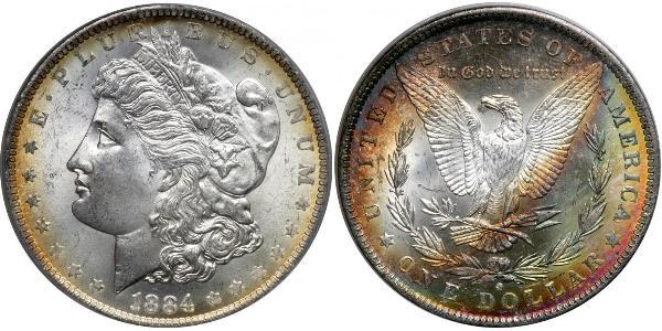 1 Dollar USA (1776 - ) Silver 