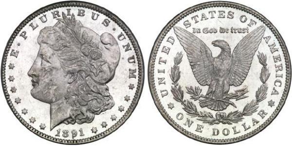 1 Dollar USA (1776 - ) Silver 