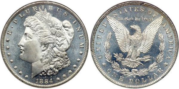 1 Dollar USA (1776 - ) Silver 