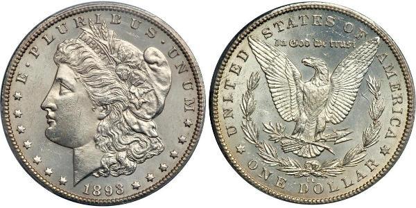 1 Dollar USA (1776 - ) Silver 