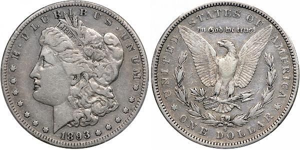 1 Dollar USA (1776 - ) Silver 
