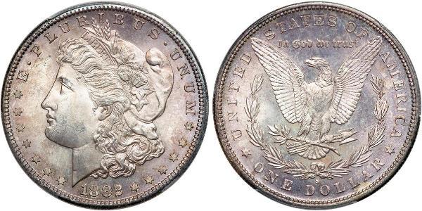 1 Dollar USA (1776 - ) Silver 