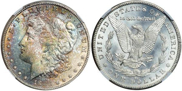 1 Dollar USA (1776 - ) Silver 